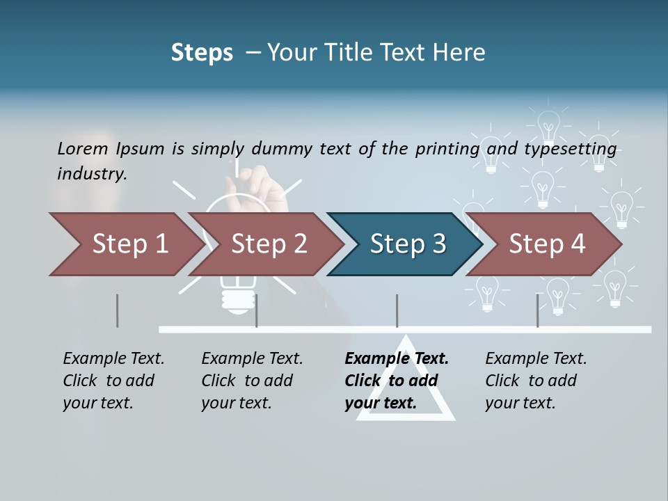 Hand Weight Drawing PowerPoint Template