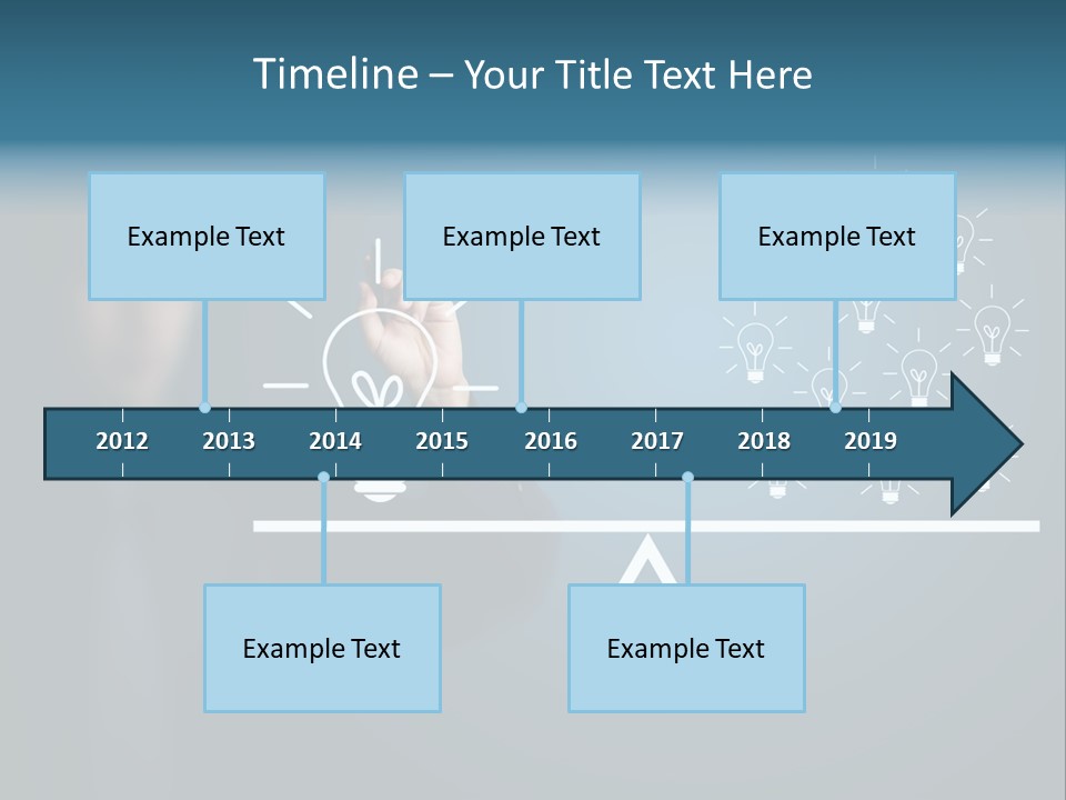 Hand Weight Drawing PowerPoint Template