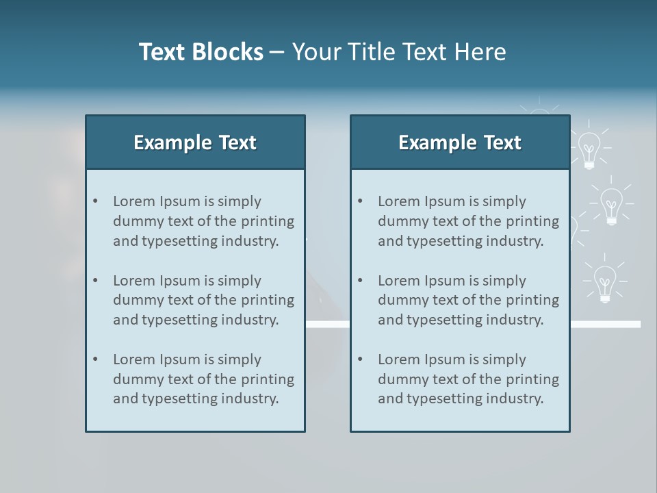 Hand Weight Drawing PowerPoint Template