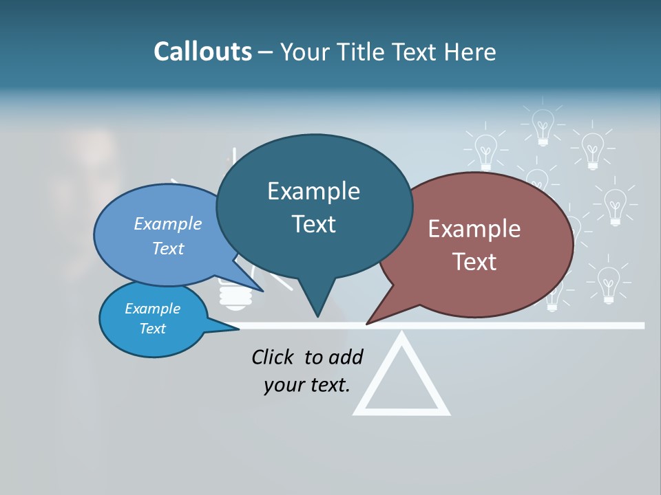 Hand Weight Drawing PowerPoint Template