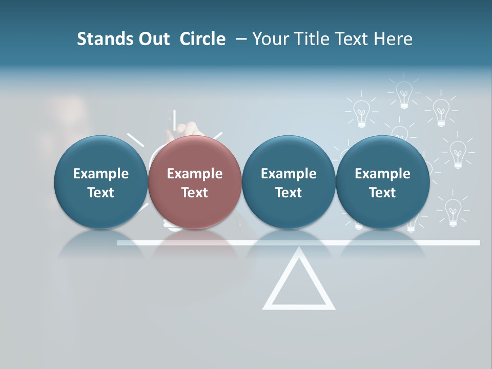 Hand Weight Drawing PowerPoint Template