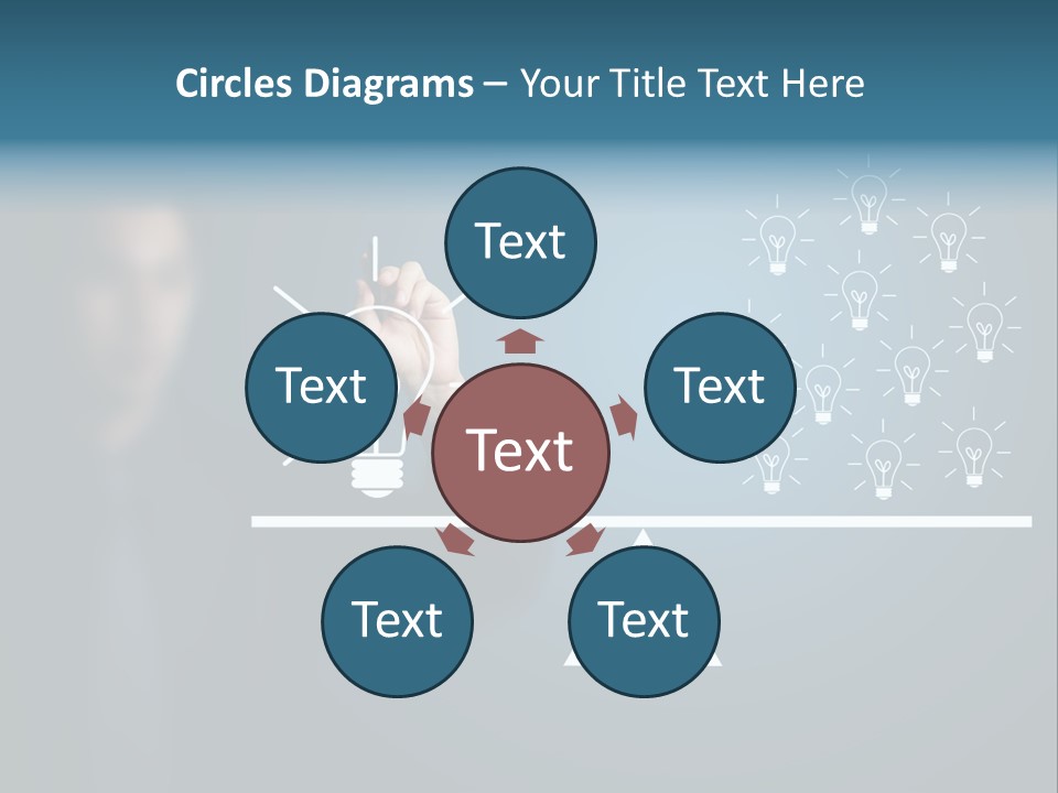 Hand Weight Drawing PowerPoint Template
