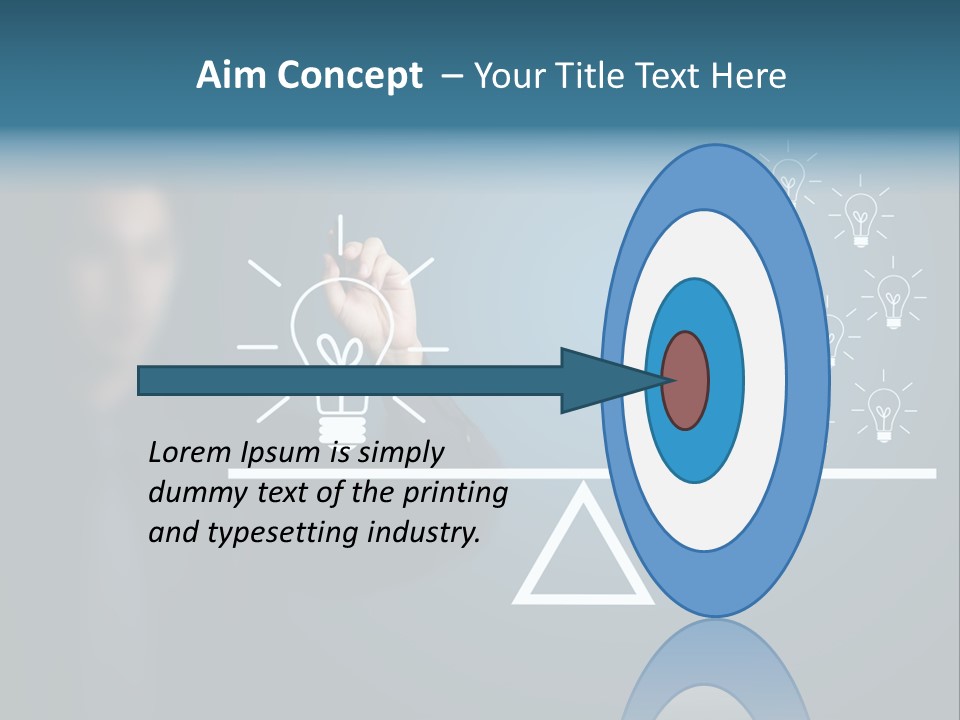Hand Weight Drawing PowerPoint Template