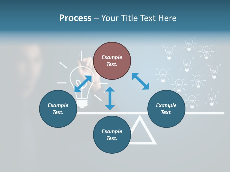 Hand Weight Drawing PowerPoint Template