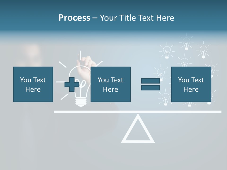 Hand Weight Drawing PowerPoint Template