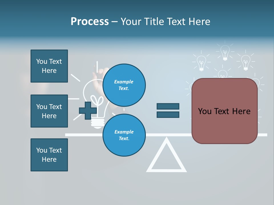 Hand Weight Drawing PowerPoint Template