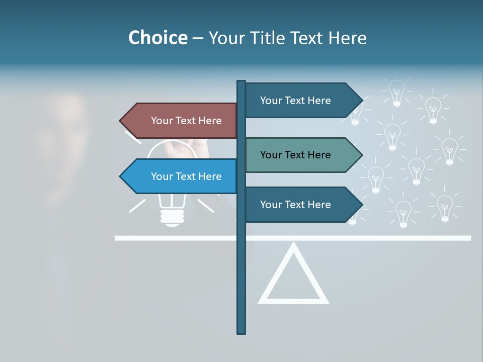 Hand Weight Drawing PowerPoint Template