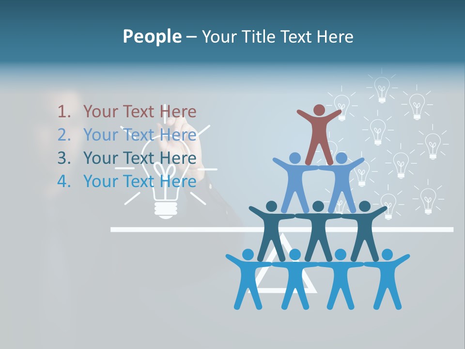 Hand Weight Drawing PowerPoint Template