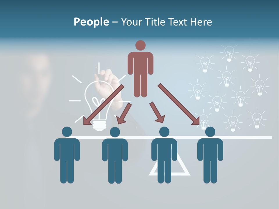 Hand Weight Drawing PowerPoint Template