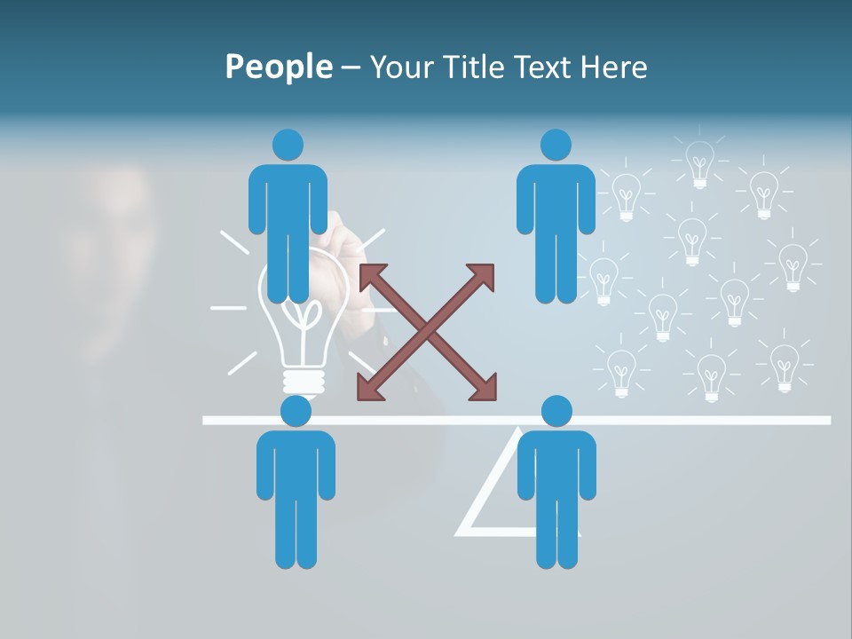 Hand Weight Drawing PowerPoint Template
