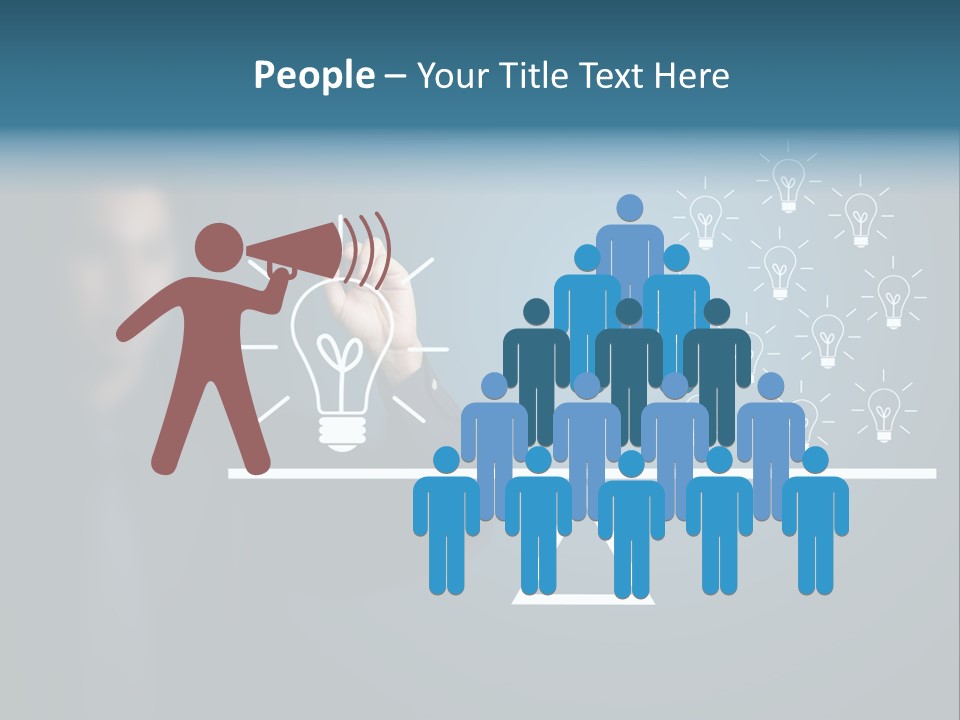 Hand Weight Drawing PowerPoint Template