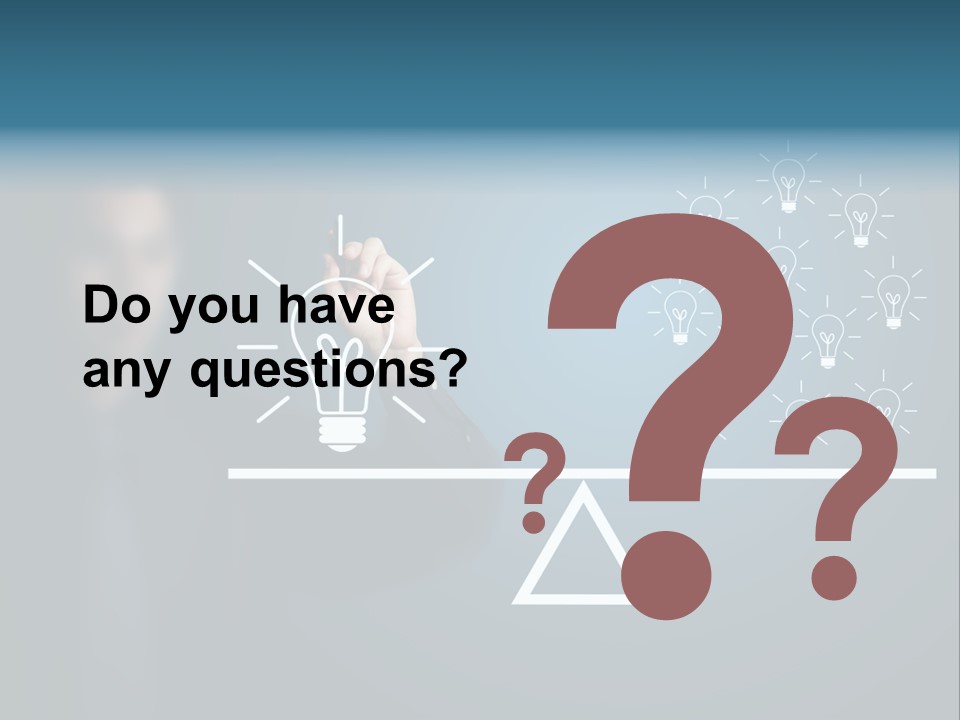 Hand Weight Drawing PowerPoint Template