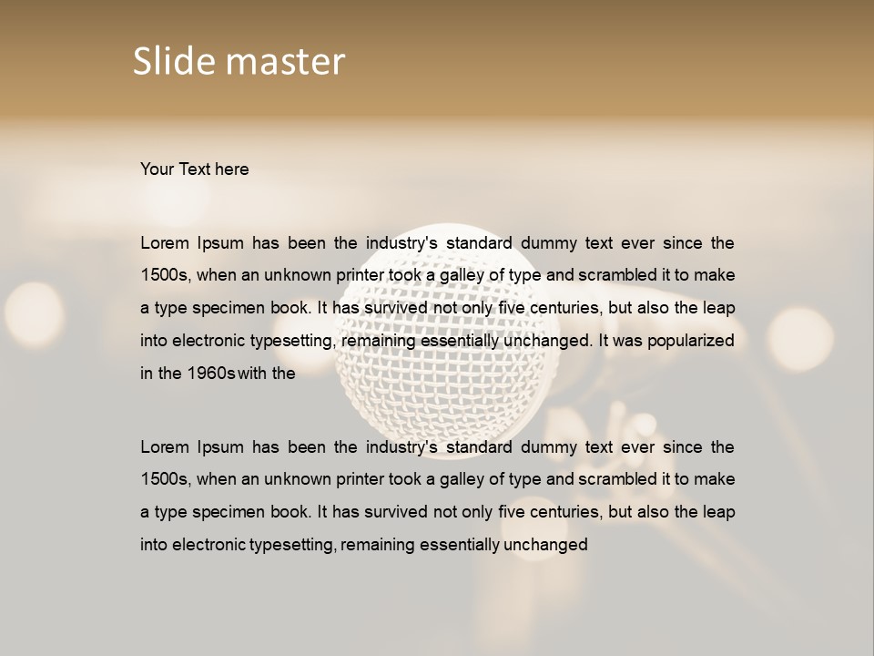 Electronics Focus Technology PowerPoint Template