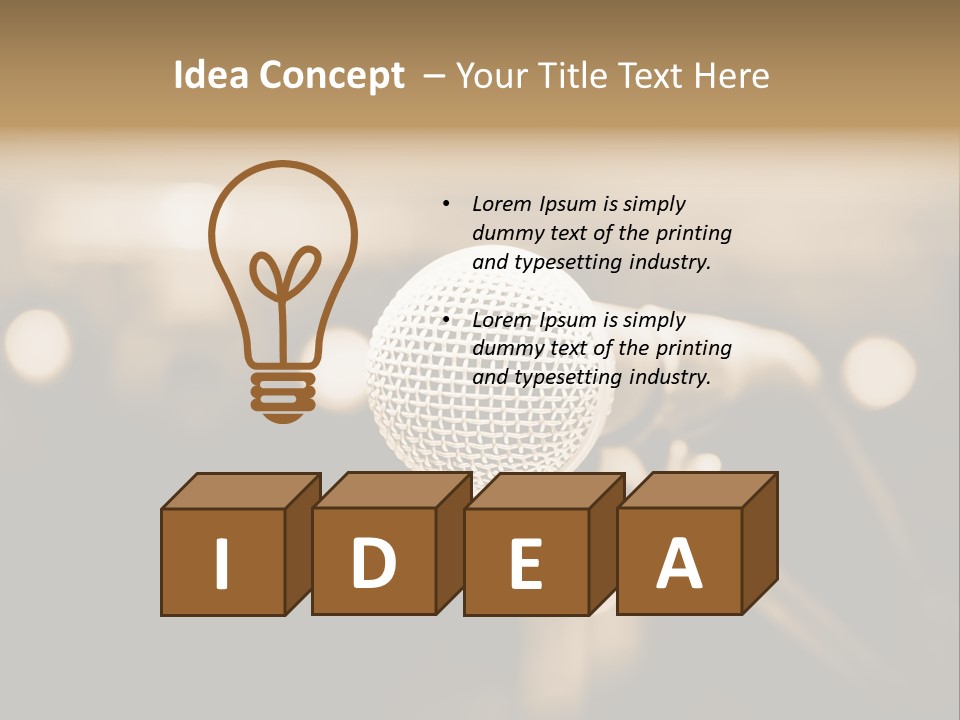 Electronics Focus Technology PowerPoint Template