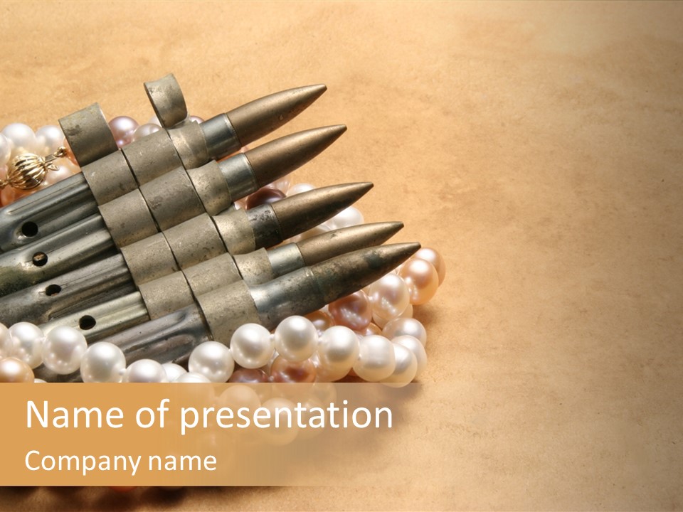 Bullet White Marriage PowerPoint Template