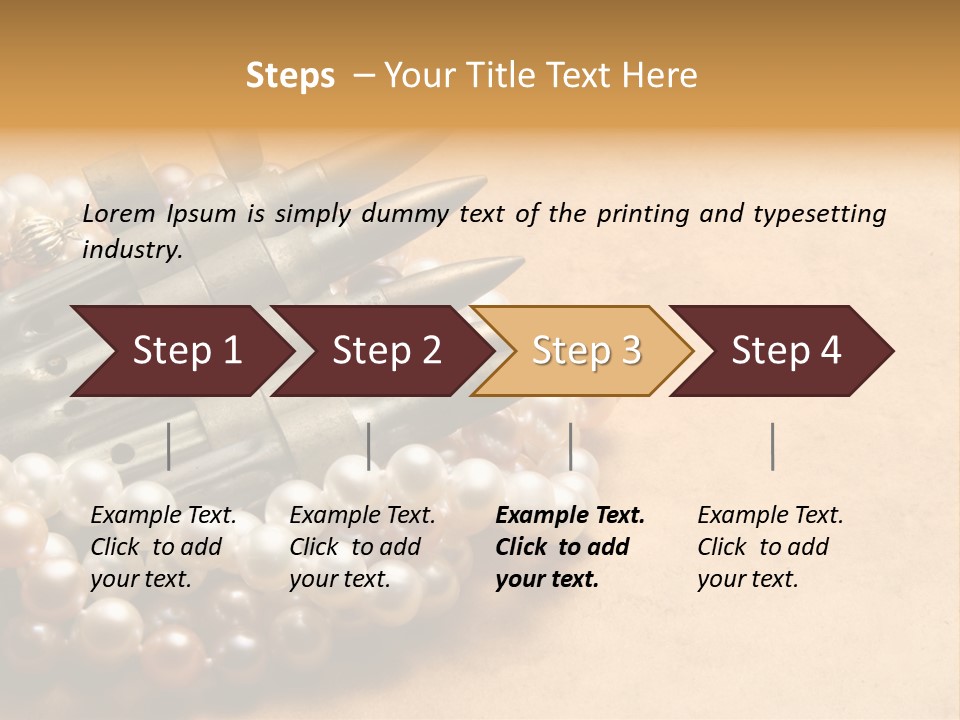 Bullet White Marriage PowerPoint Template