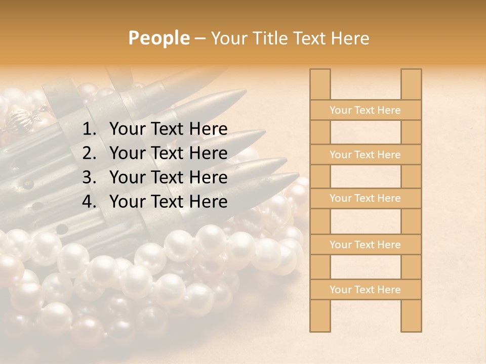 Bullet White Marriage PowerPoint Template