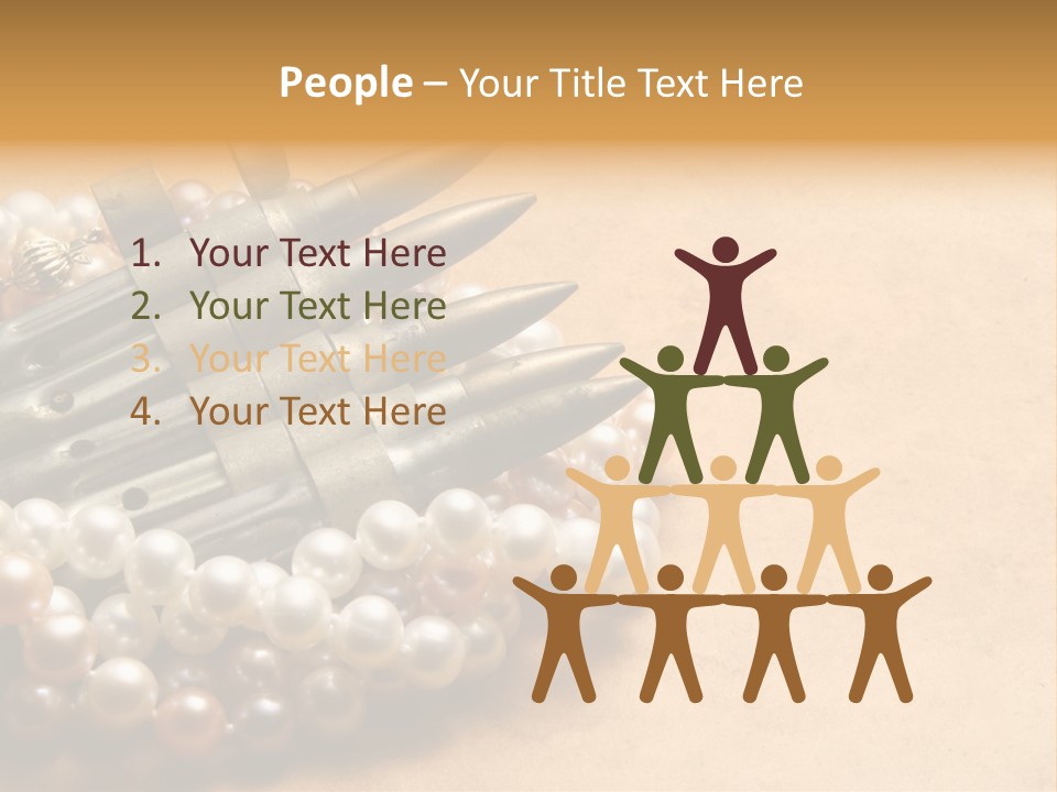 Bullet White Marriage PowerPoint Template