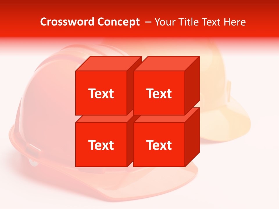 Yellow Helmet Pair PowerPoint Template