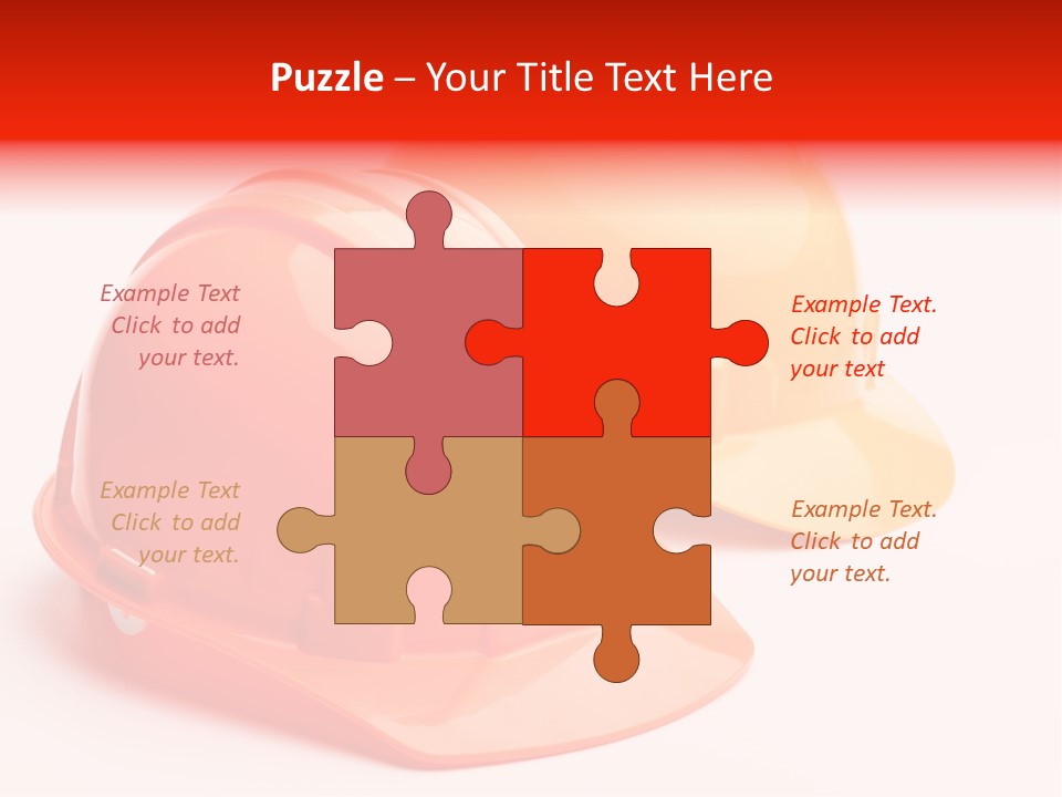 Yellow Helmet Pair PowerPoint Template