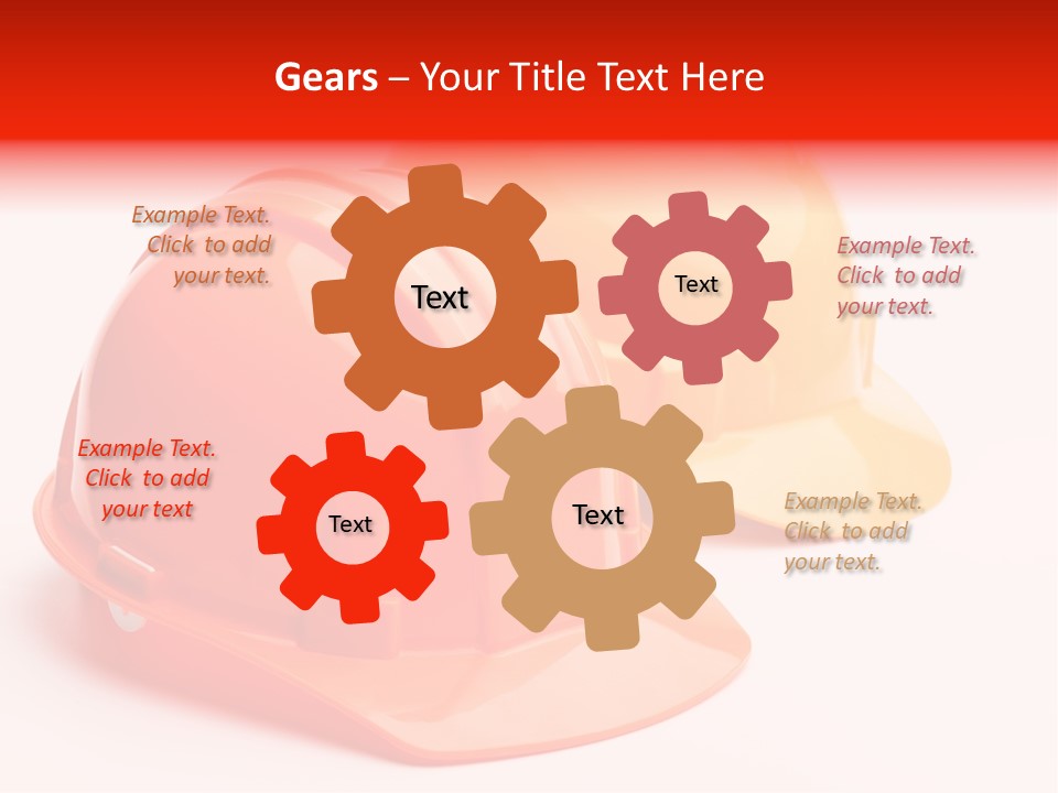 Yellow Helmet Pair PowerPoint Template