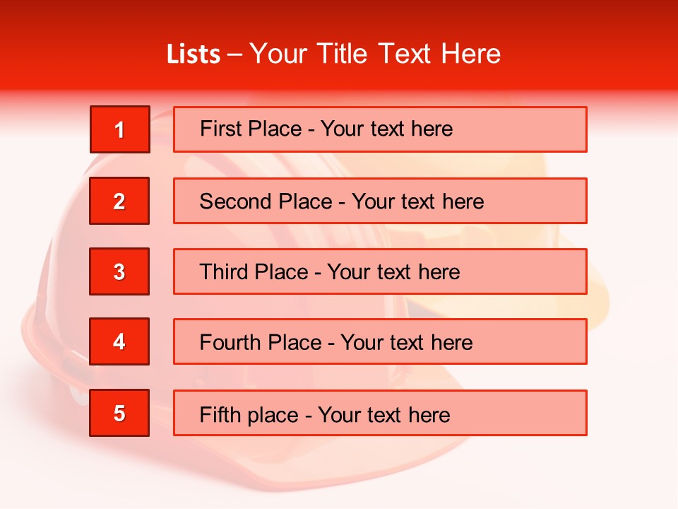 Yellow Helmet Pair PowerPoint Template