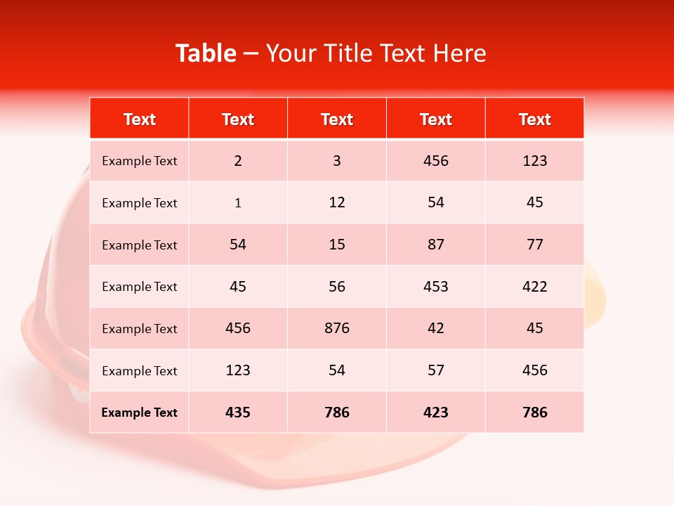 Yellow Helmet Pair PowerPoint Template