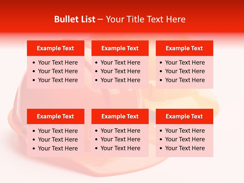 Yellow Helmet Pair PowerPoint Template