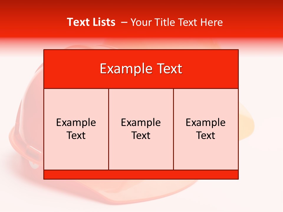 Yellow Helmet Pair PowerPoint Template