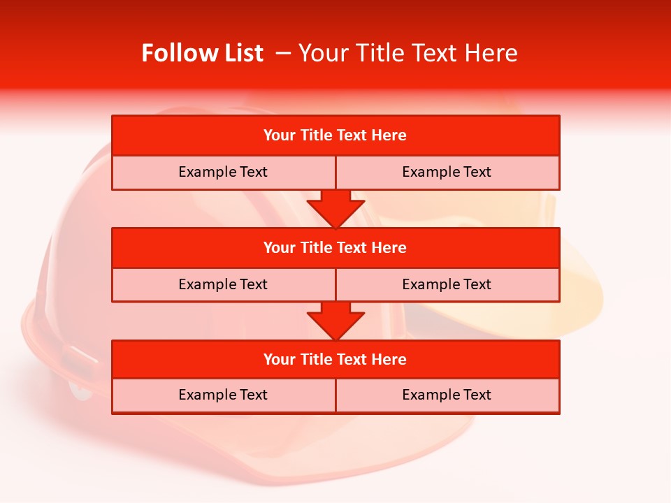 Yellow Helmet Pair PowerPoint Template