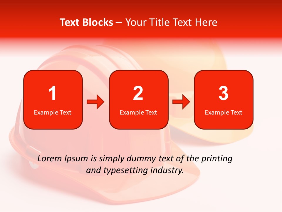 Yellow Helmet Pair PowerPoint Template