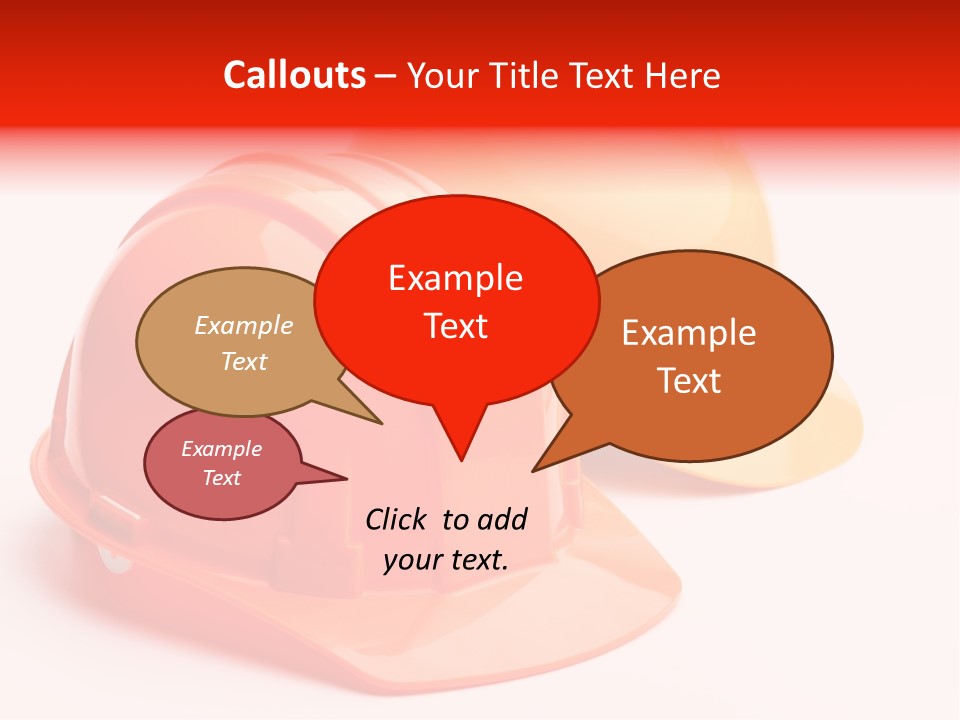 Yellow Helmet Pair PowerPoint Template