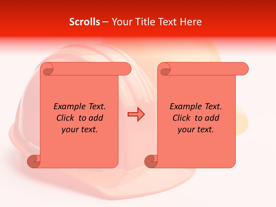 Yellow Helmet Pair PowerPoint Template