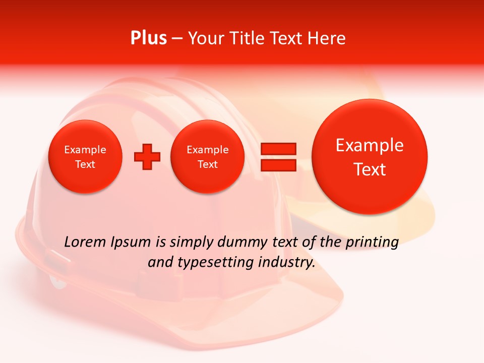 Yellow Helmet Pair PowerPoint Template