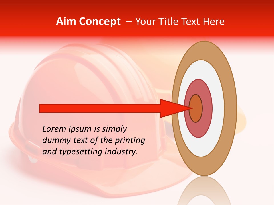 Yellow Helmet Pair PowerPoint Template