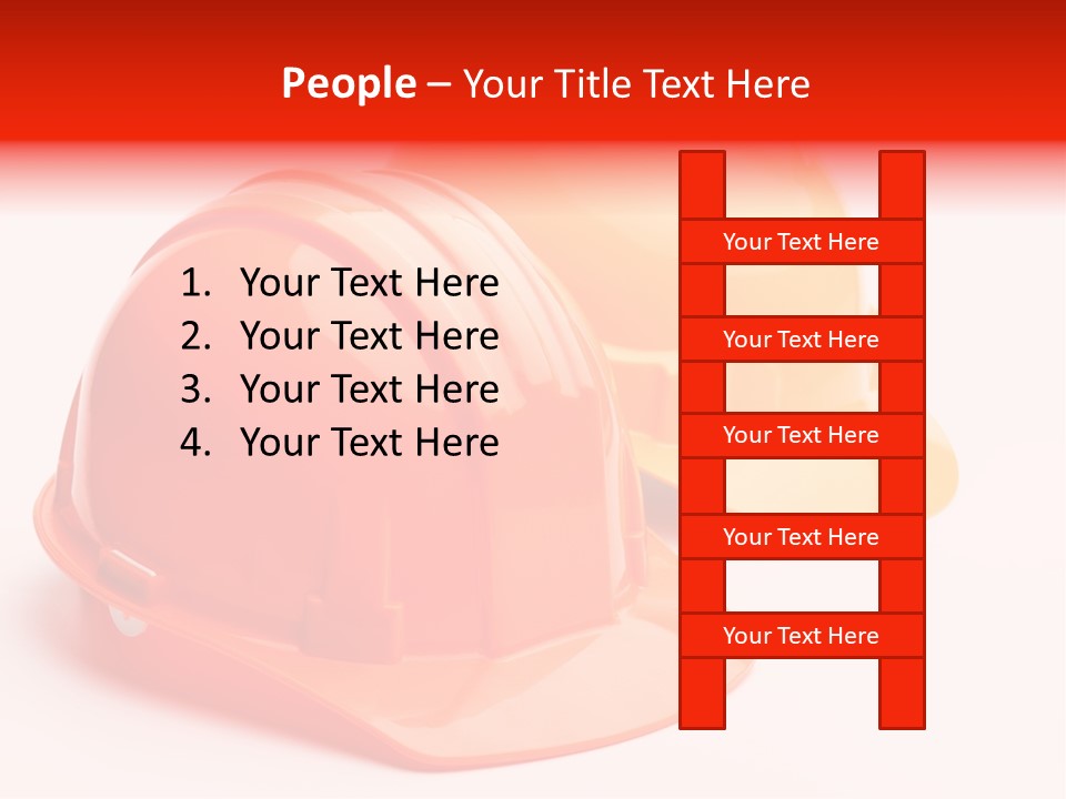 Yellow Helmet Pair PowerPoint Template