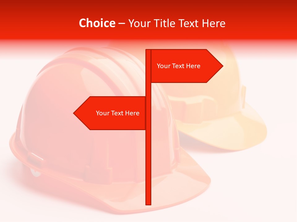 Yellow Helmet Pair PowerPoint Template