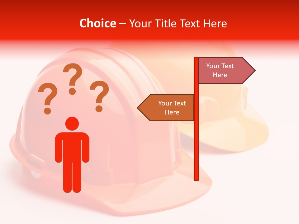 Yellow Helmet Pair PowerPoint Template