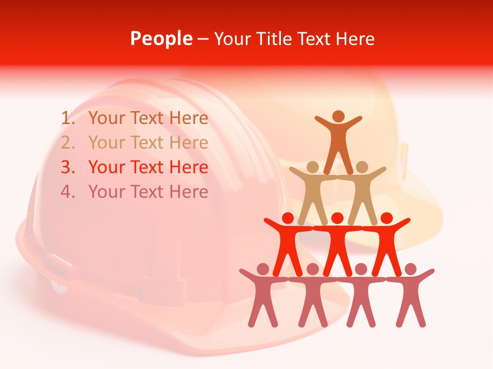 Yellow Helmet Pair PowerPoint Template