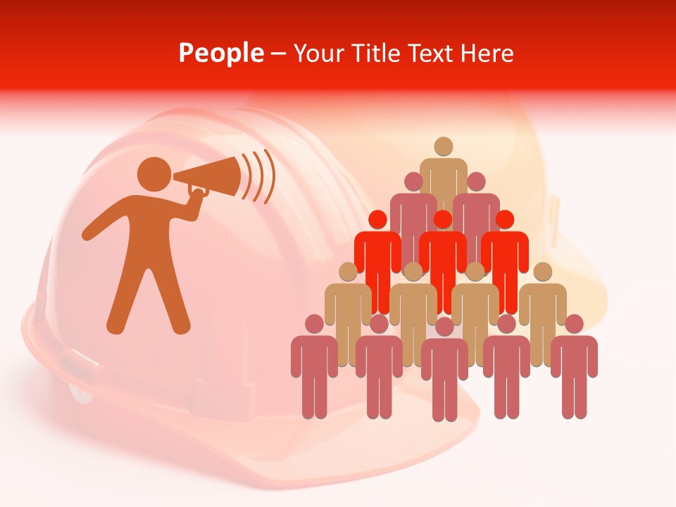 Yellow Helmet Pair PowerPoint Template