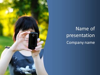 Telephone Telecom Connection PowerPoint Template