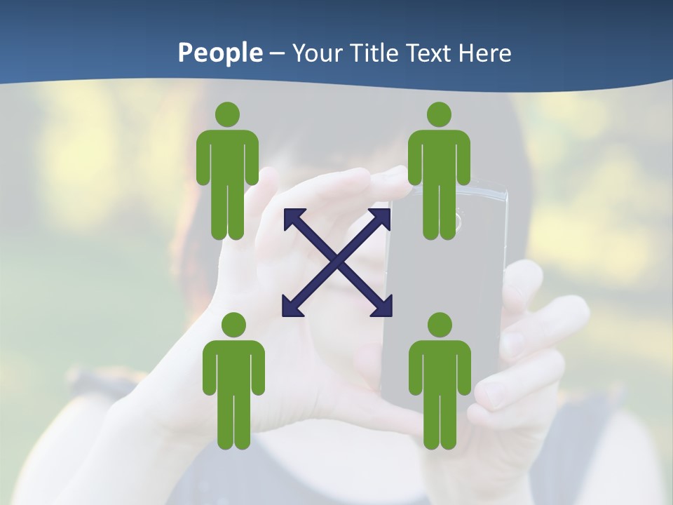 Telephone Telecom Connection PowerPoint Template