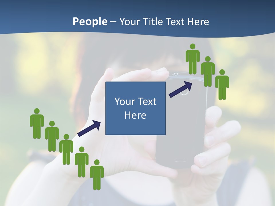 Telephone Telecom Connection PowerPoint Template