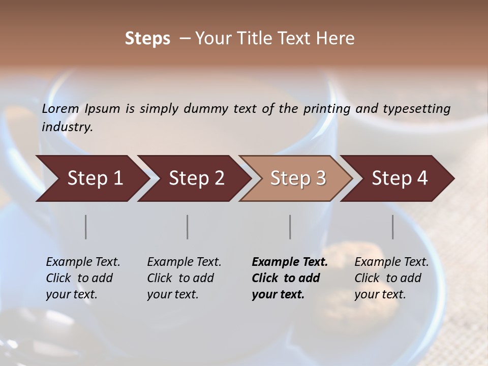 Selective Focus Hot Cacao PowerPoint Template