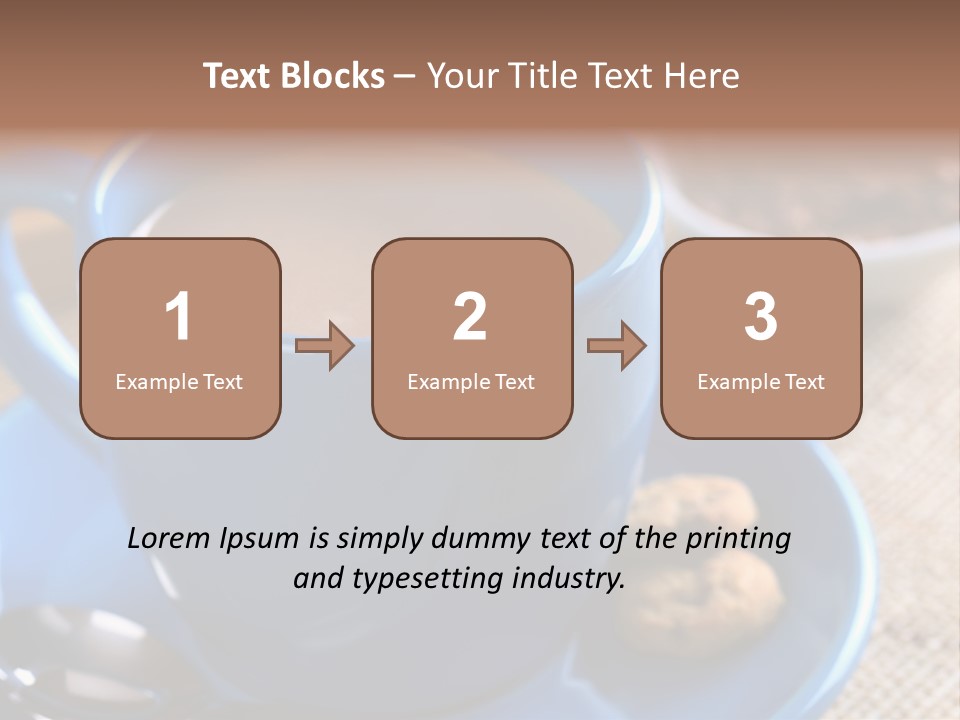Selective Focus Hot Cacao PowerPoint Template