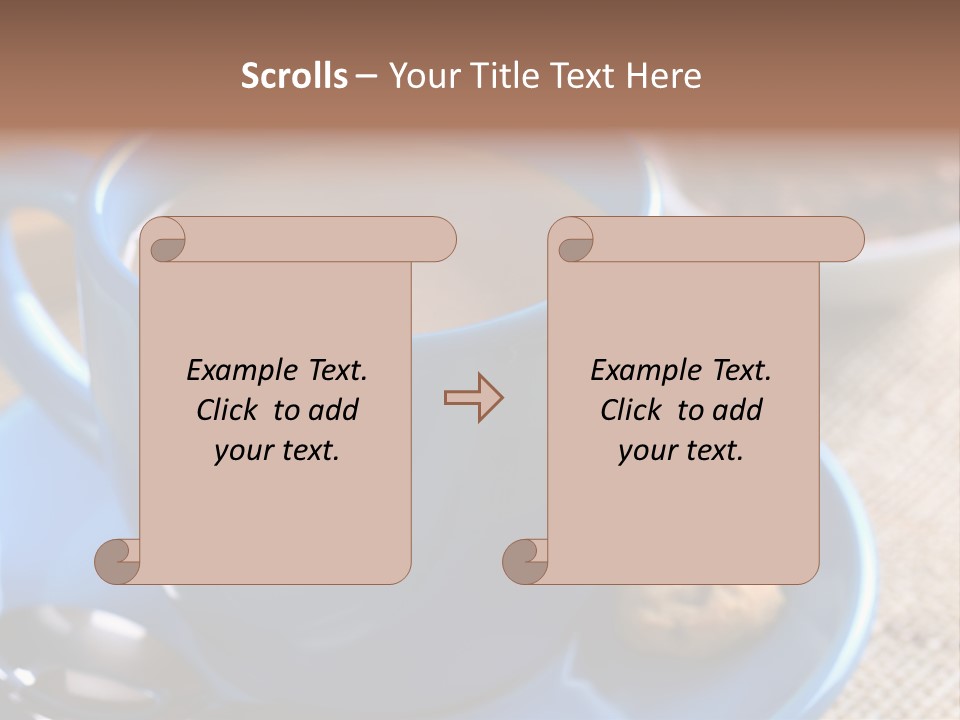 Selective Focus Hot Cacao PowerPoint Template