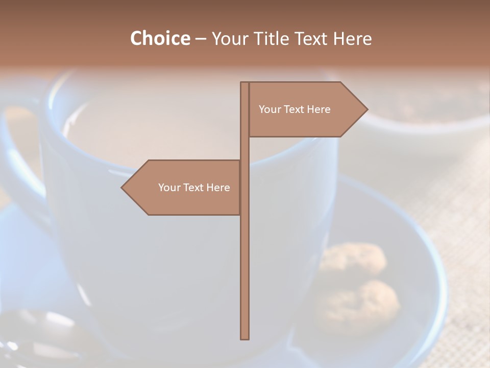 Selective Focus Hot Cacao PowerPoint Template