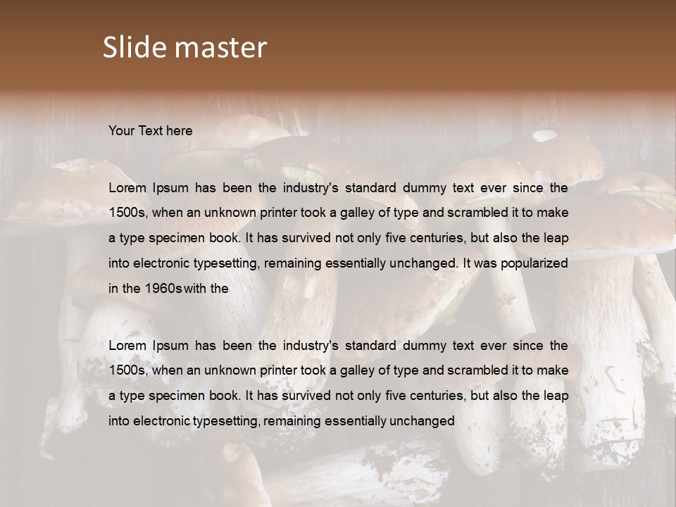 Edible Background Diet PowerPoint Template