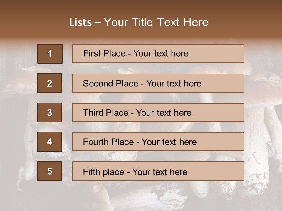 Edible Background Diet PowerPoint Template