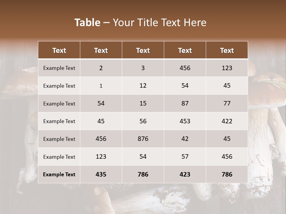 Edible Background Diet PowerPoint Template